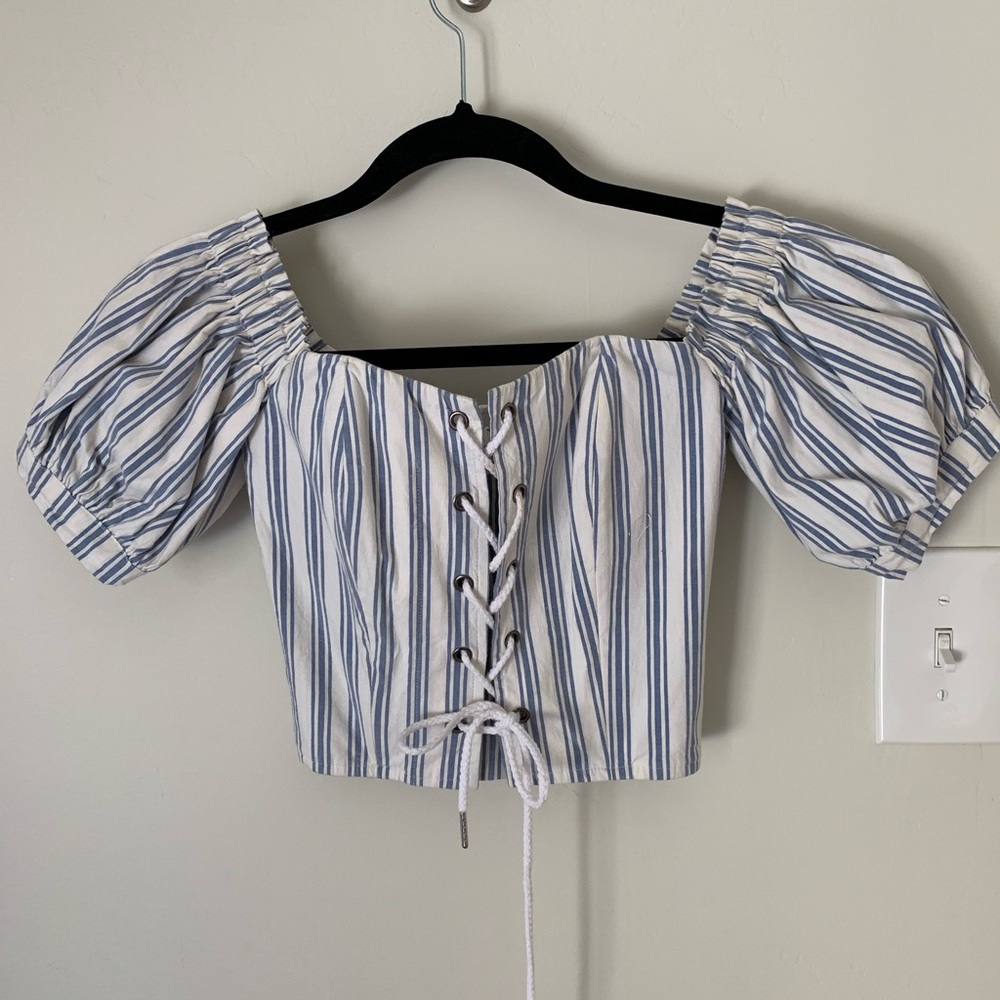 Stone Cold Fox Corset Top - Picture 2 of 4
